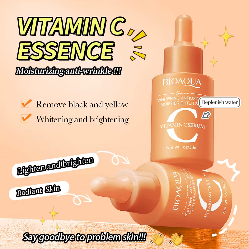 BIOAQUA vitamine C rétinol acide hyaluronique sérum hydratant éclaircissant