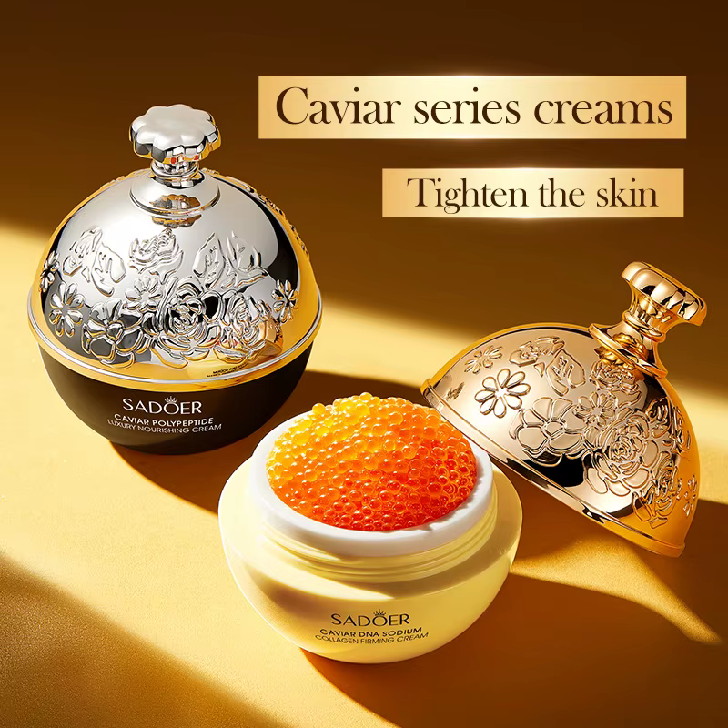 Crème Anti-âge à l'essence de Caviar de luxe