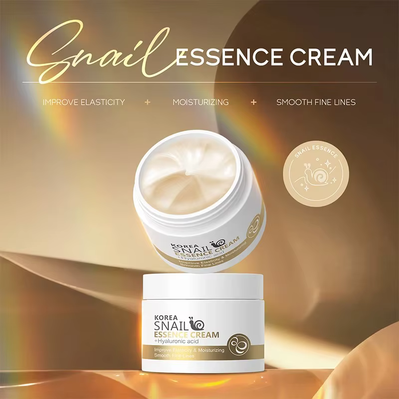 Crème pour le visage à base d'escargot
