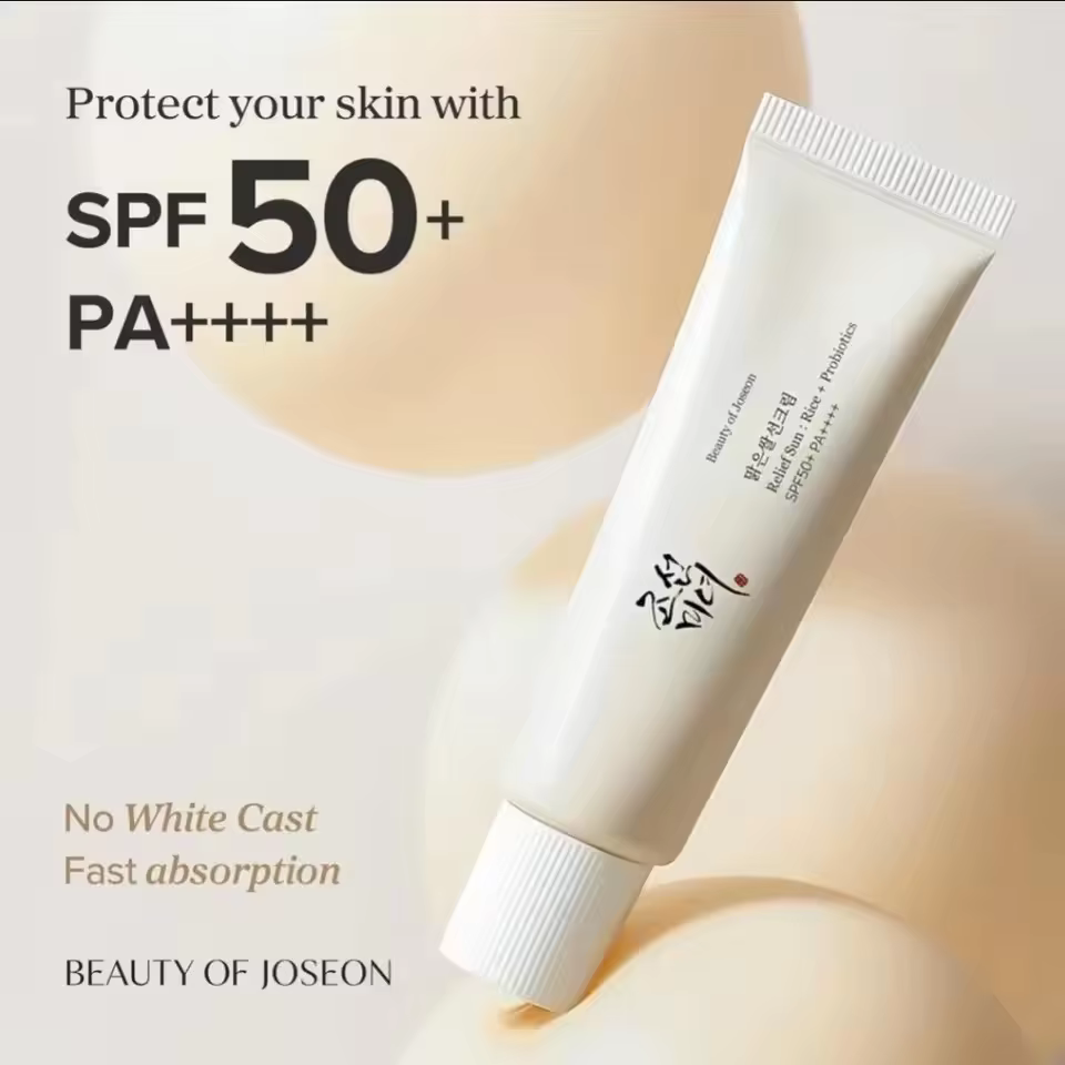 Crème solaire hydratante pour le visage Beauty of Joseon 50ml Relief Sun Rice Probiotics SPF50+ PA++++