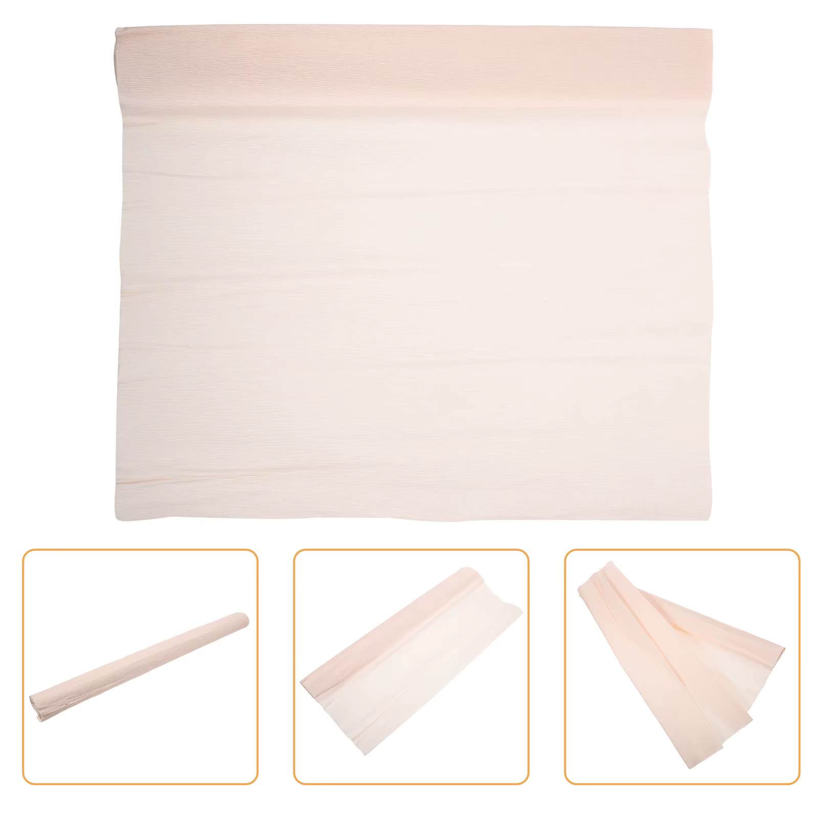 Rouleau de papier crépon italien extensible coloré pour projets d'art et d'artisanat DIY, décoration de chambre, salon, cuisine, salle de bain