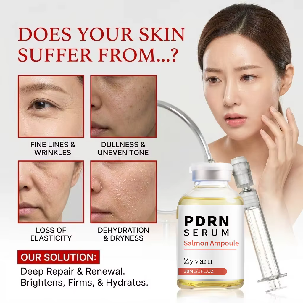 Sérum Ampoule Coréen Revitalisant et Liftant pour le Visage – Rénovation Cutanée Anti-Âge