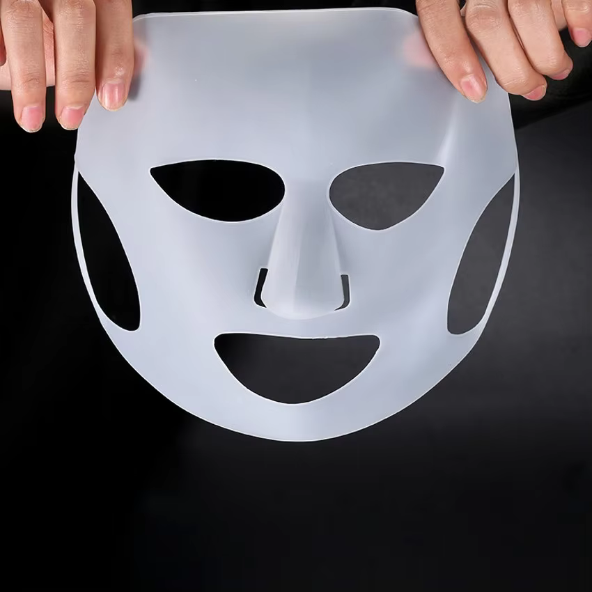 Masque facial en silicone réutilisable