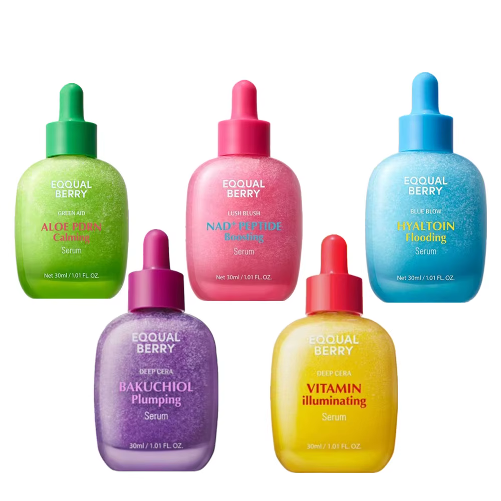 Sérum raffermissant à la Bakuchiol EQQUALBERRY - Extraits végétaux naturels pour resserrer les pores et lutter contre