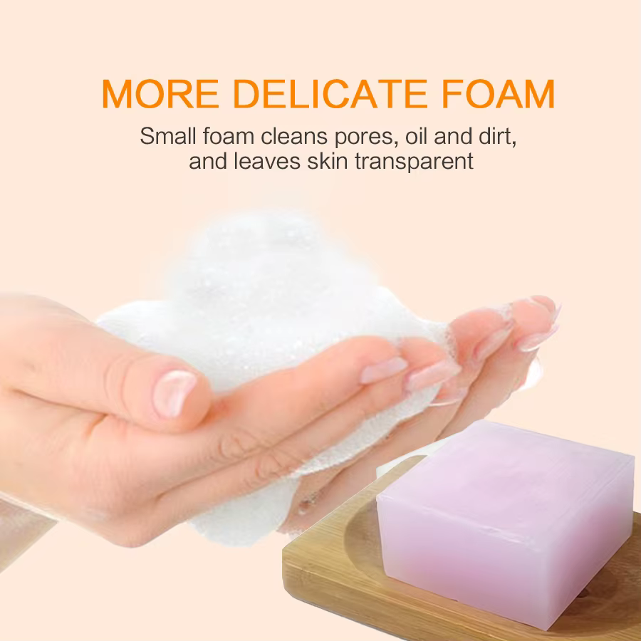 Savon rose fait main – Mousse riche pour un nettoyage en profondeur