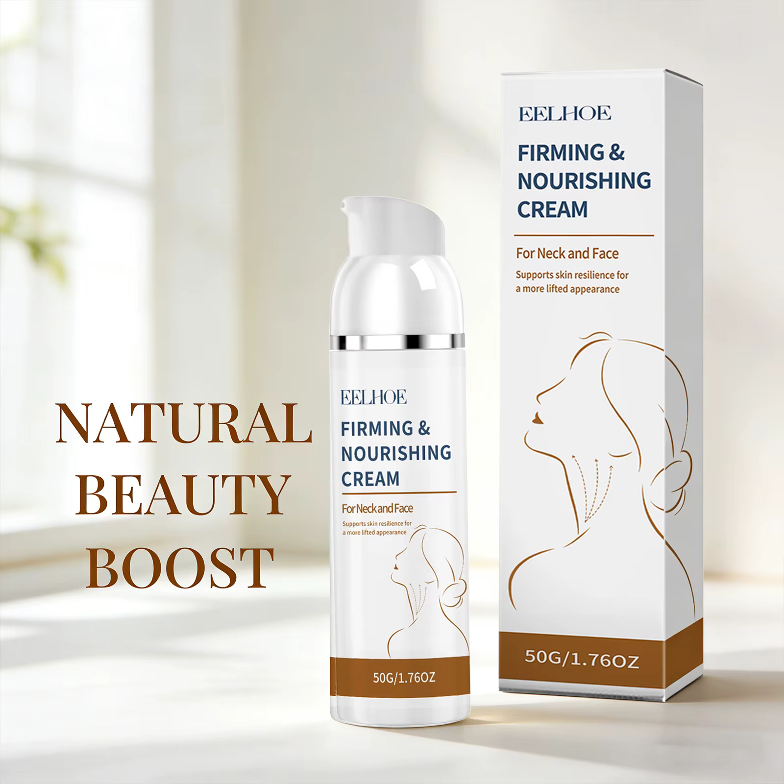 Crème Raffermissante et Nourrissante pour le Cou et le Visage