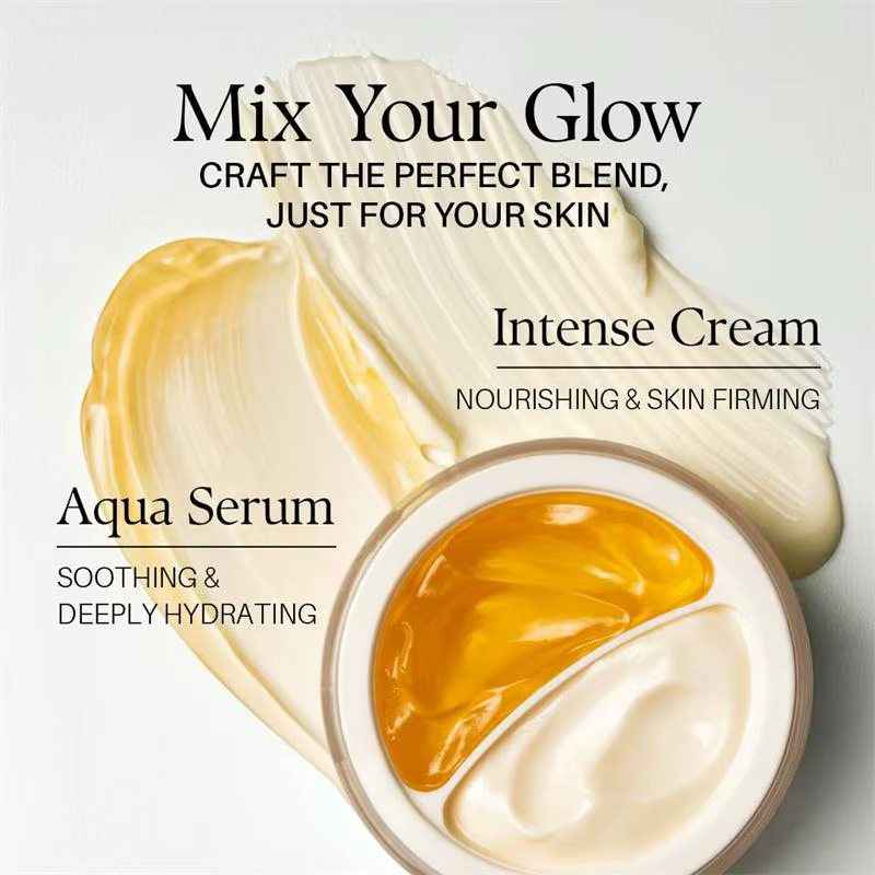 Crème à double effet hydratante