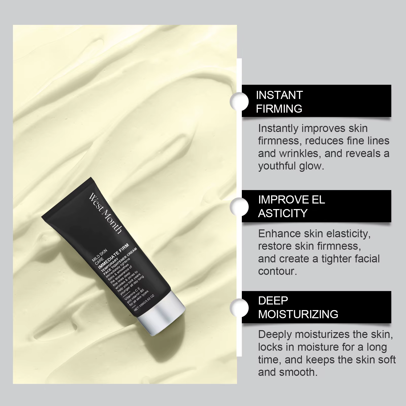 Crème raffermissante pour le visage