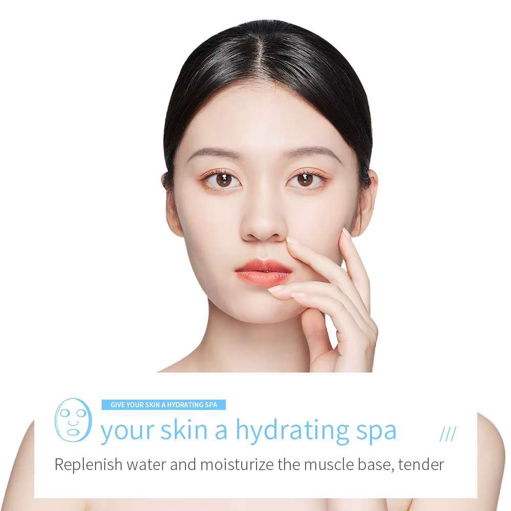 20 pièces BIOAQUA Centella collagène masque pour le visage hydratant rafraîchissant feuille masques acide hyaluronique