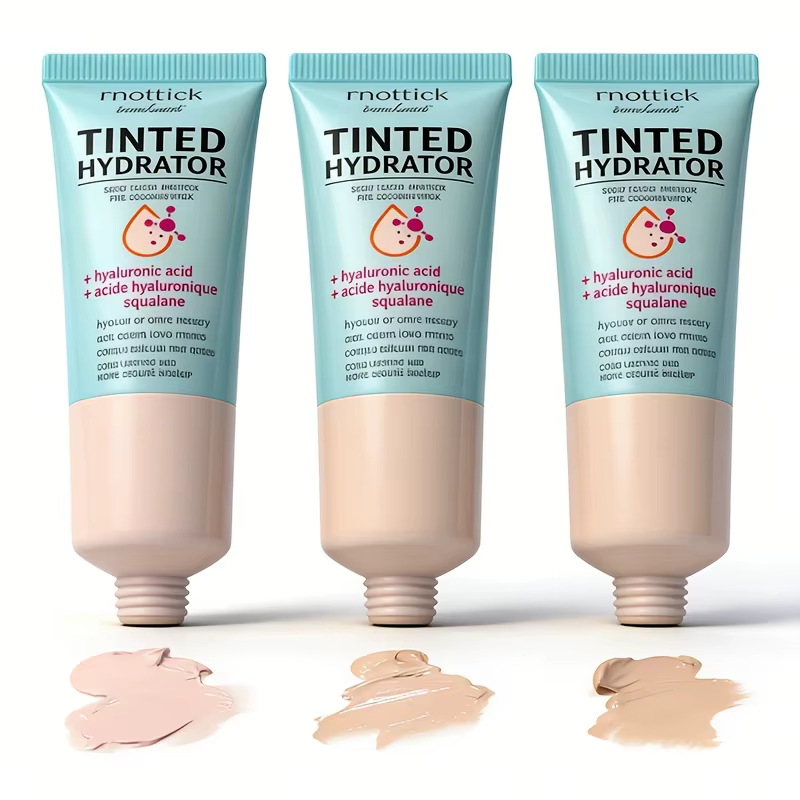 Base de Teint Teintée Lissante Effet Flou Pores et Ridules Estompés Imperméable Résistante à la Transpiration Légère Fini Naturel