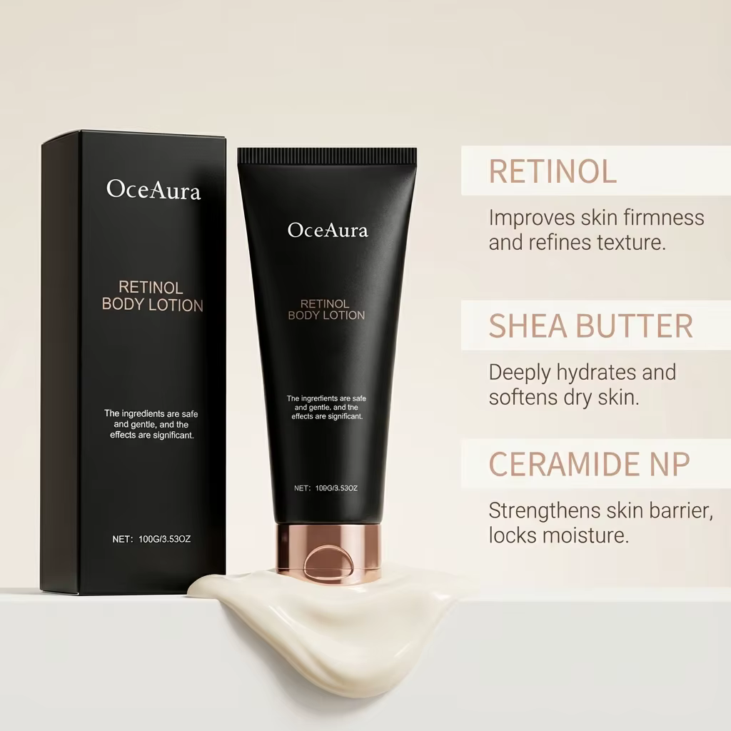 Lotion corporelle au rétinol anti-âge