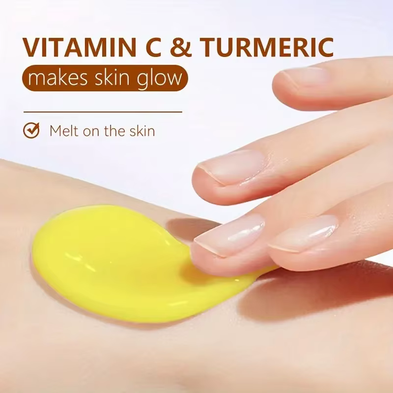 Crème pour le visage au curcuma et à la vitamine C - Hydrate en profondeur