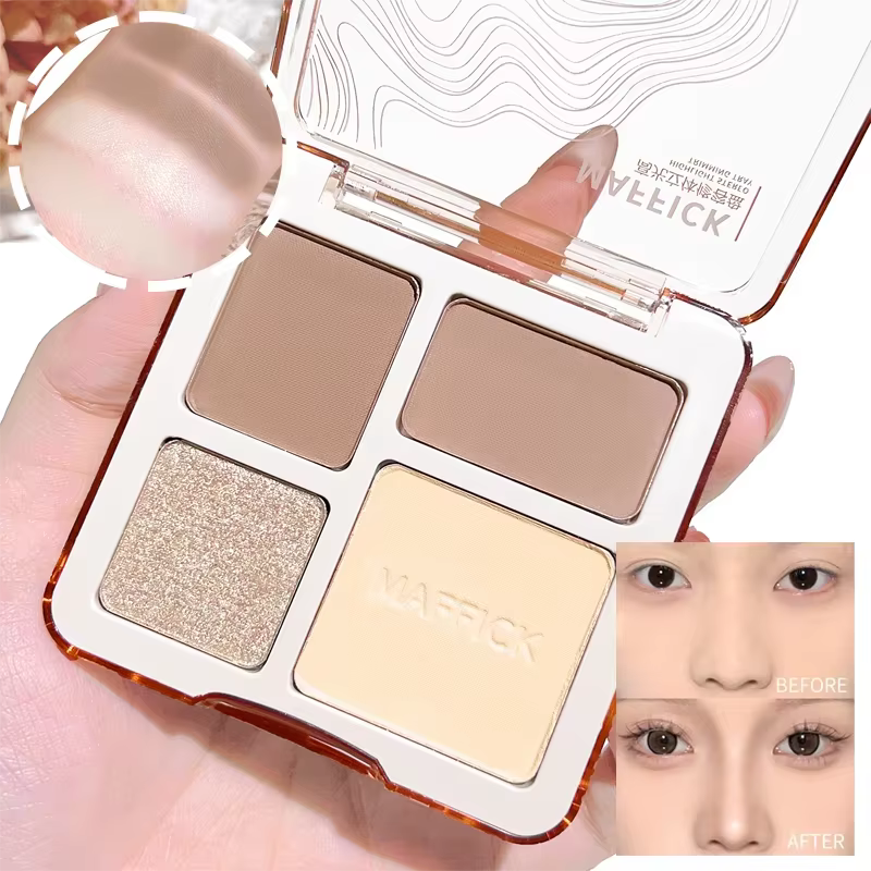 Palette de contour de reflets tridimensionnels pour le visage