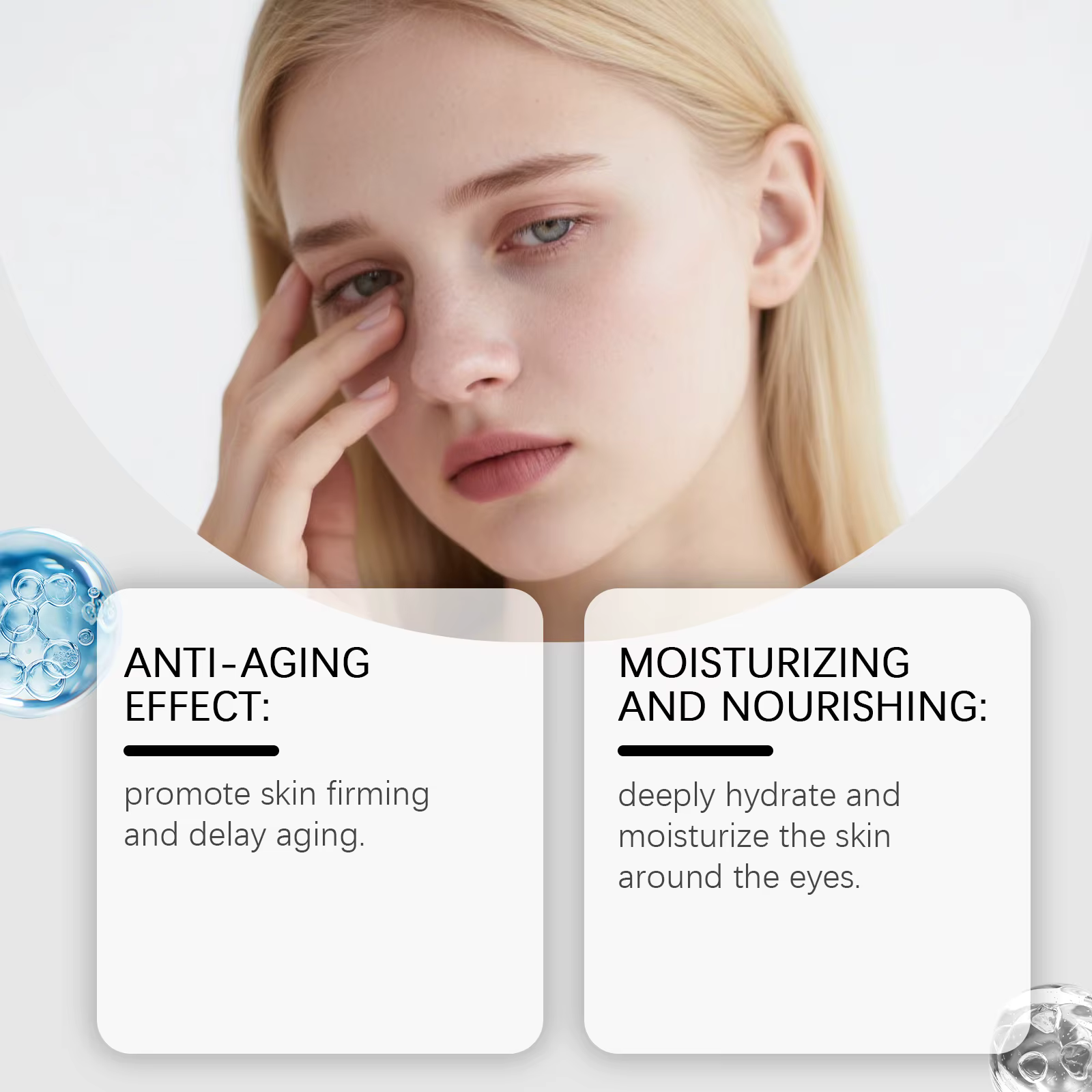 Crème raffermissante pour les yeux à la vitamine E