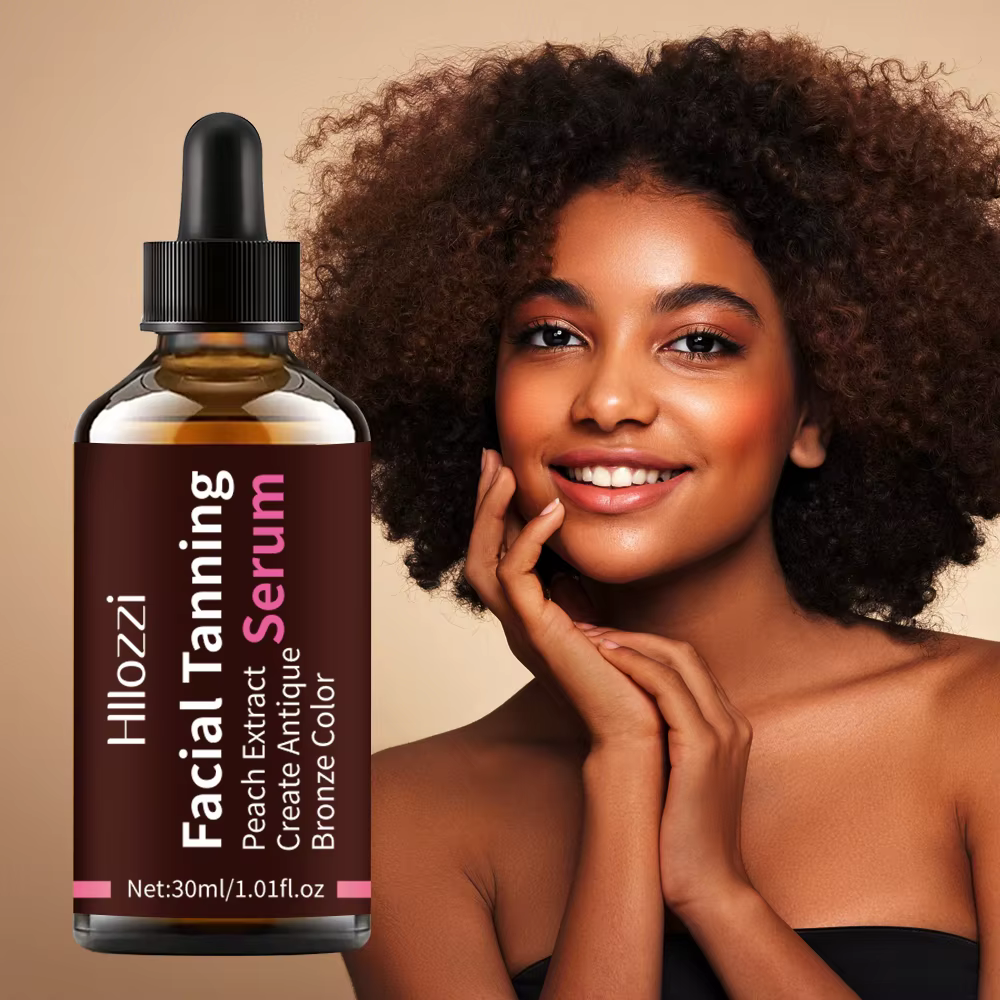 Gouttes de bronzage, gouttes de bronzer