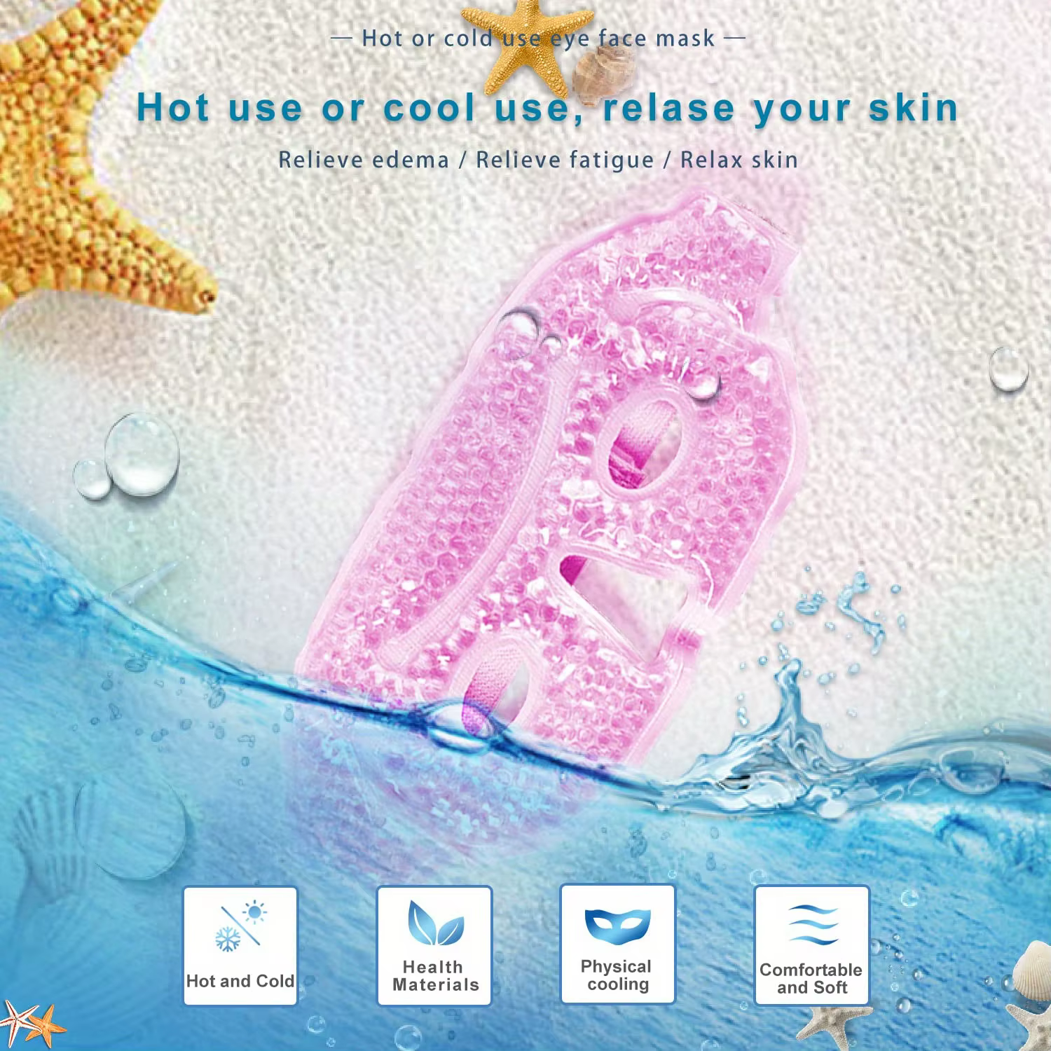 Masque Facial en Gel, Pack froid