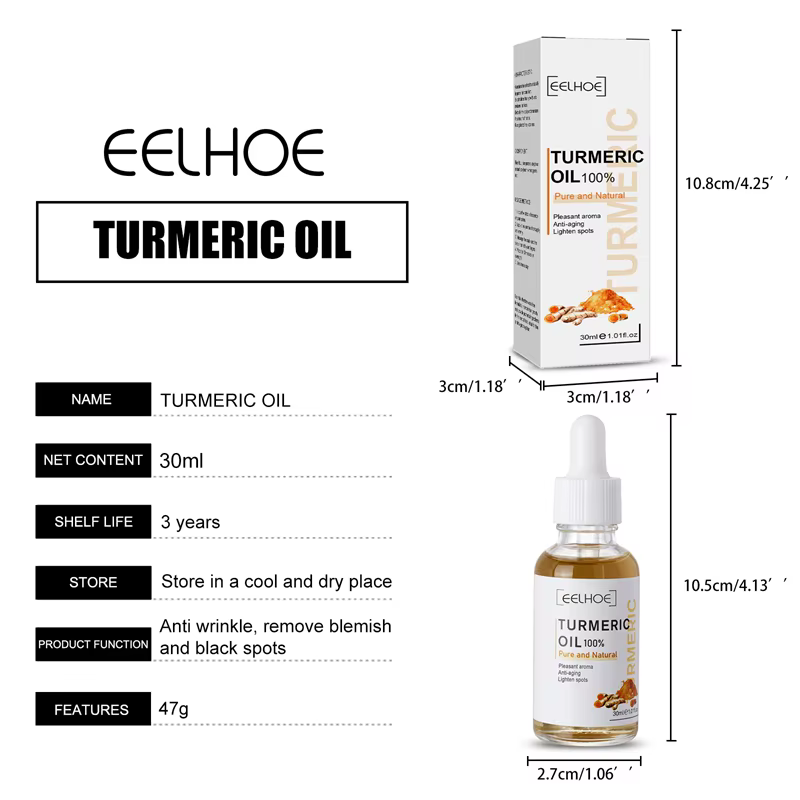 Sérum pour le visage au curcuma
