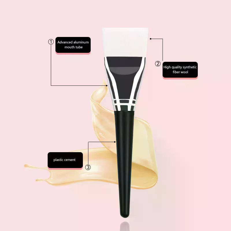 Brosse pour masque Facial fin à tête plate