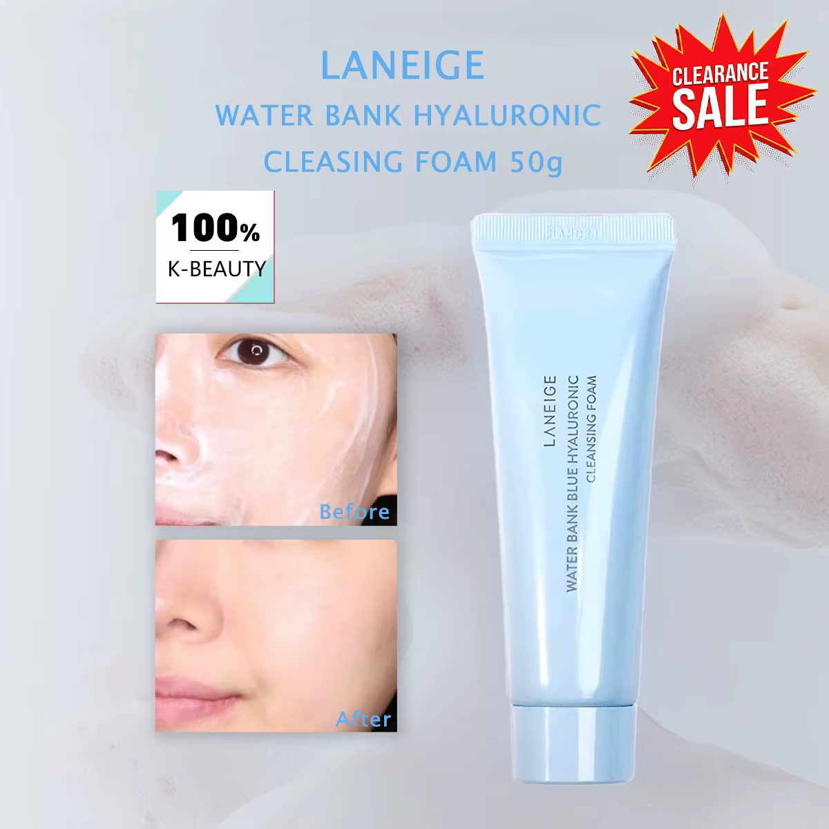 [Soldes Exceptionnelles] LANEIGE Water Bank Cleansing Foam