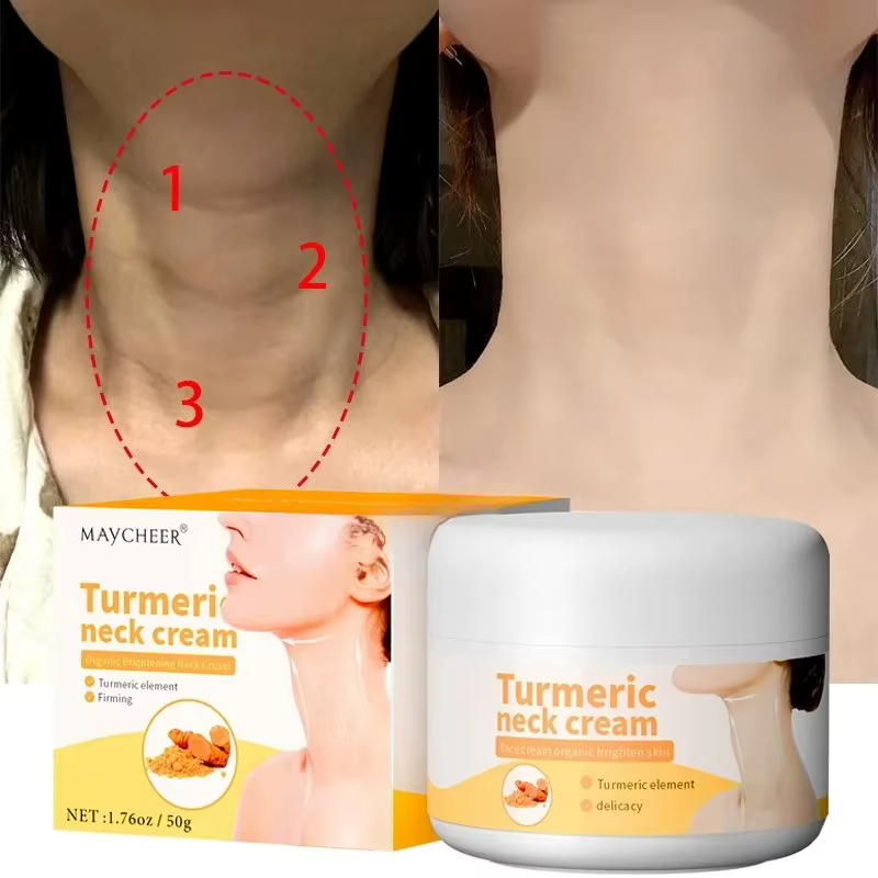 Crème pour le cou au curcuma