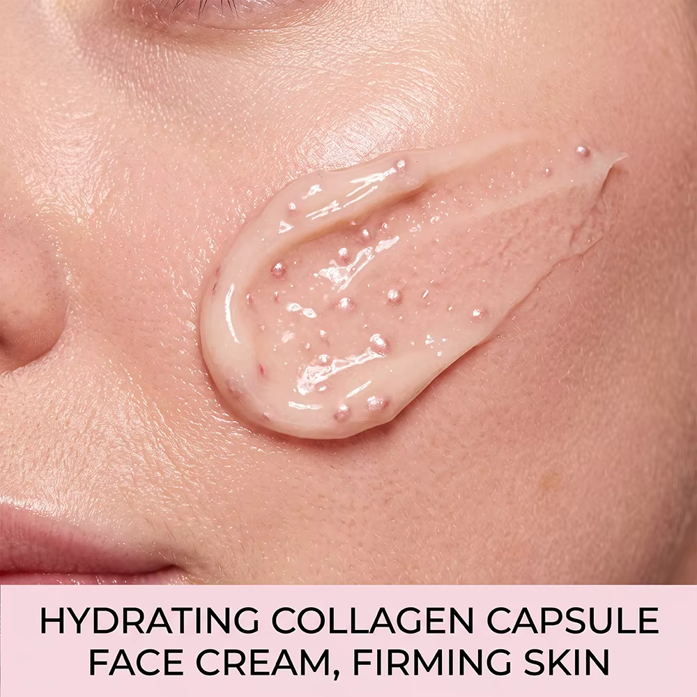 Crème en capsules de collagène hydratante