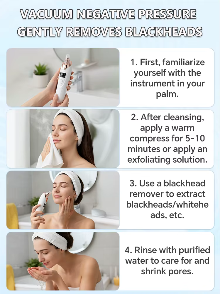 Masque anti-points noirs et anti-imperfections - Aspirateur de pores - Éliminateur de points