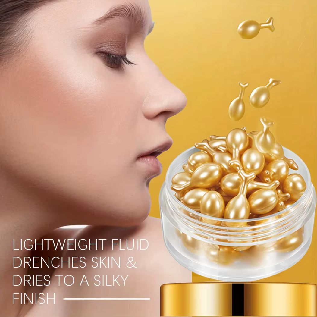 Capsules d'essence hydratante à la vitamine E