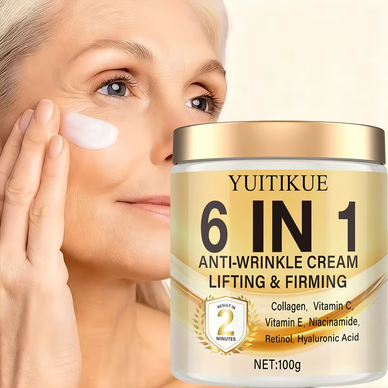 YUITIKUE Crème liftante 2 Min 100g - Anti-rides 6 en 1