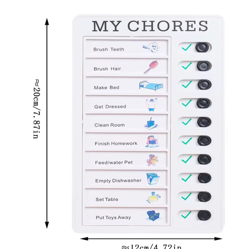 1 pièces Bview Art 10 feuilles de papier vierges pour faire liste conseil mémo liste conseil pour adultes et enfants pour rappels de planification