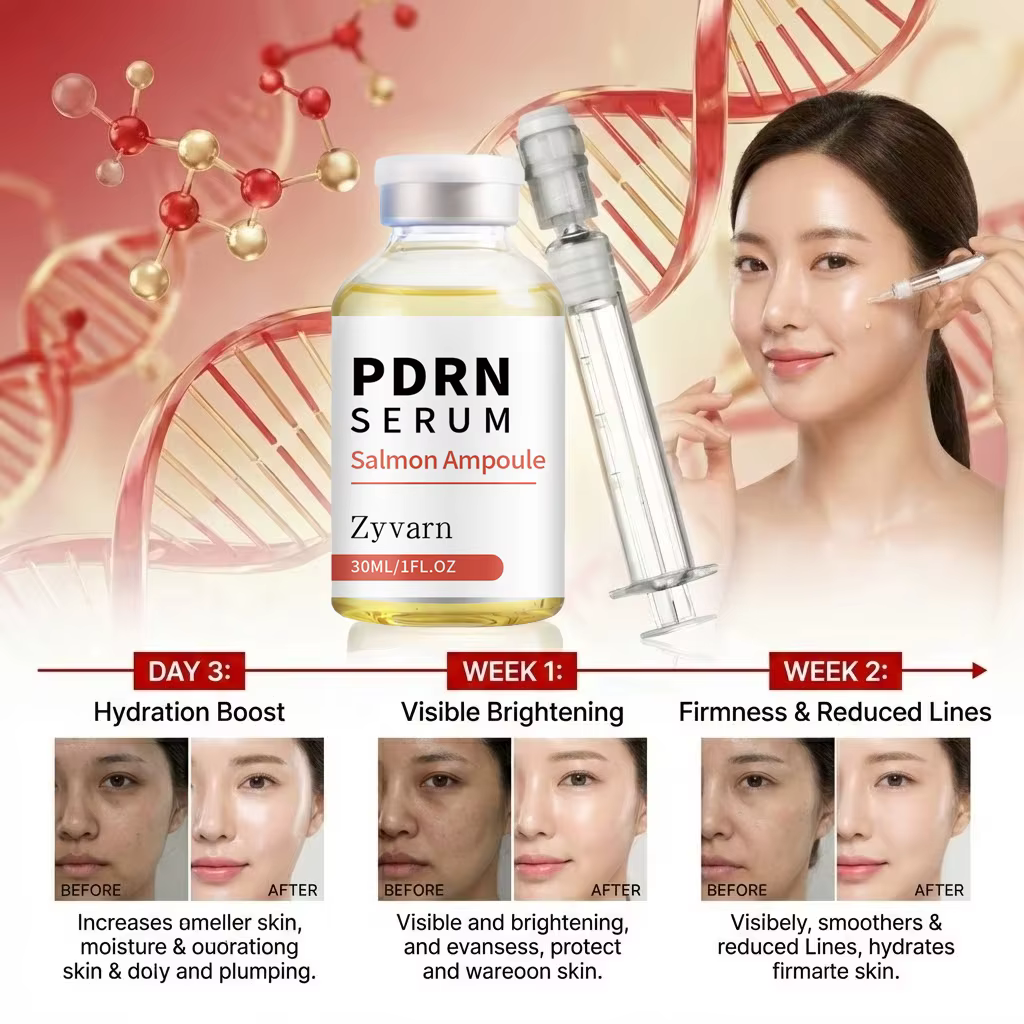 Sérum Ampoule Coréen Revitalisant et Liftant pour le Visage – Rénovation Cutanée Anti-Âge