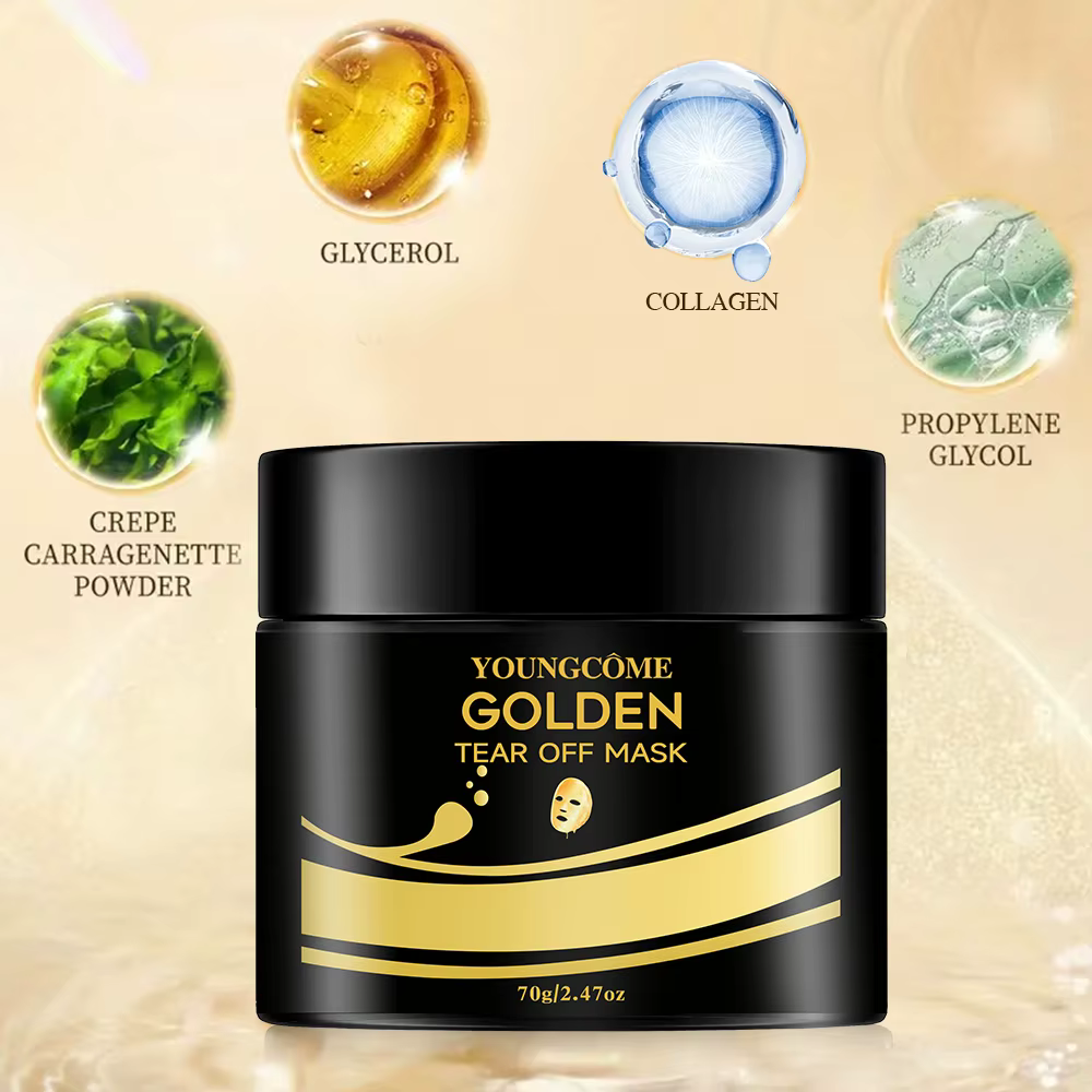 Masque à déchirer en or 24K