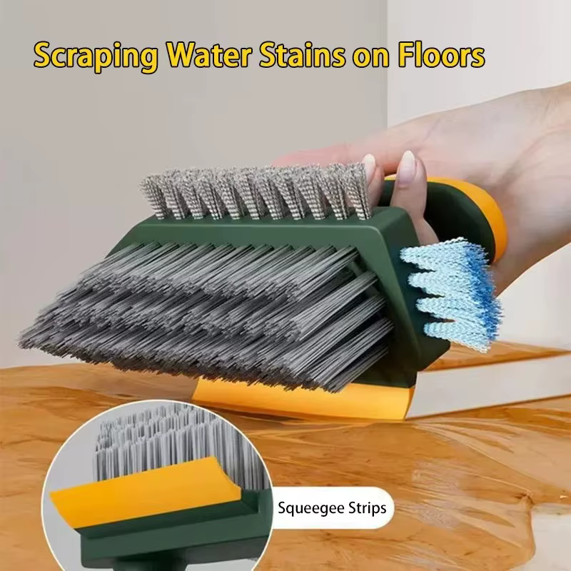 Brosse de nettoyage pour fentes, grattoir de nettoyage en profondeur, outil de nettoyage pour joints de sol, coins de salle de bain, toilettes et carrelages domestiques