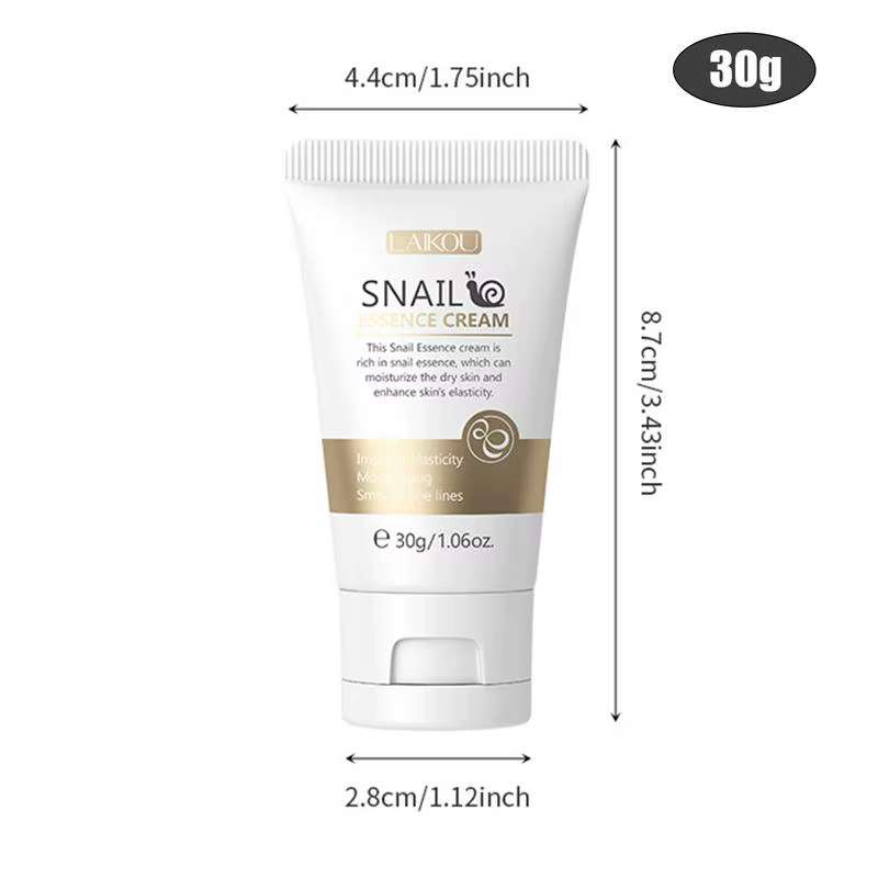 Crème pour le visage aux escargots