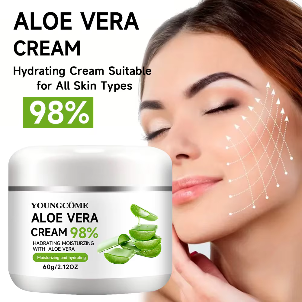98% Aloe Vera crème pour le visage hydratant