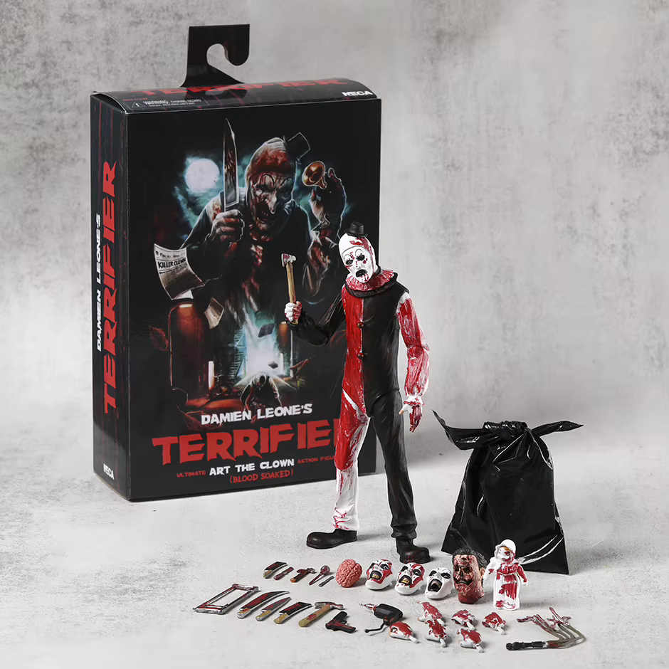 Figurine de collection Reel Terrifier Ultimate Art The Clown Blood Soaked Ver, modèle de décoration