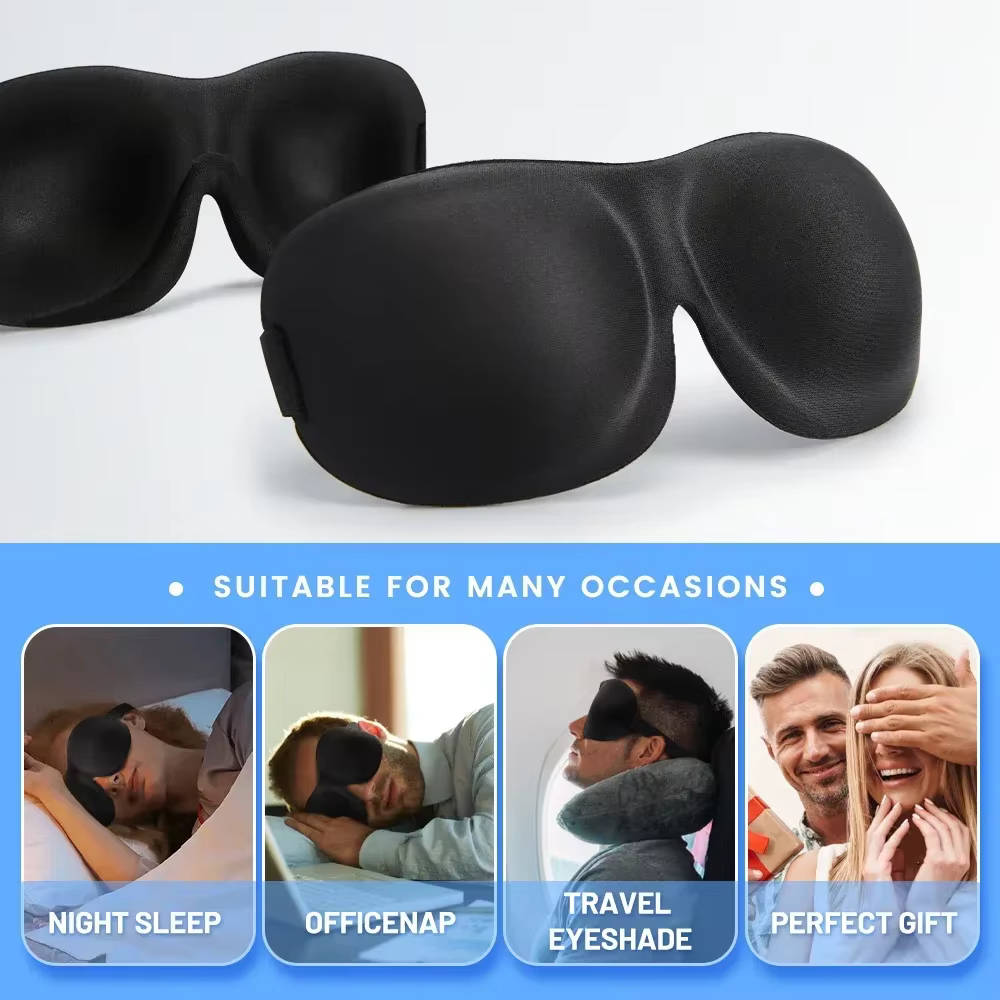 Masque pour les yeux de sommeil 3D