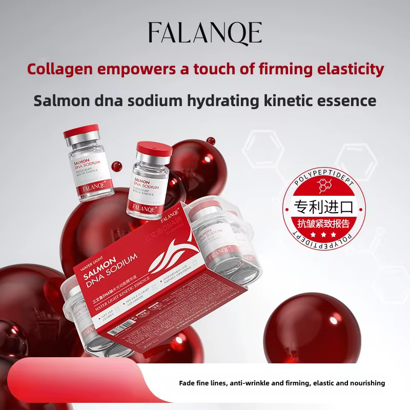 Salmon Dna Sodium hydratant Essence cinétique estompe les ridules visage