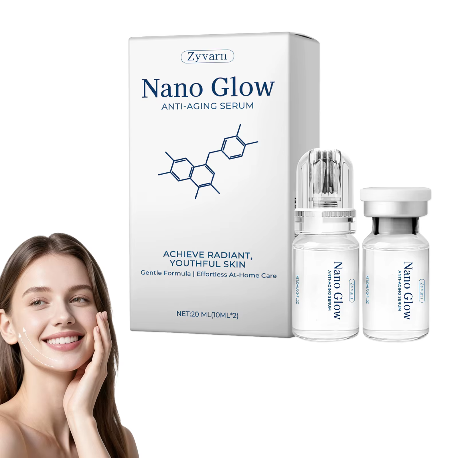 Sérum anti-âge à micro-aiguilles pour affiner les pores