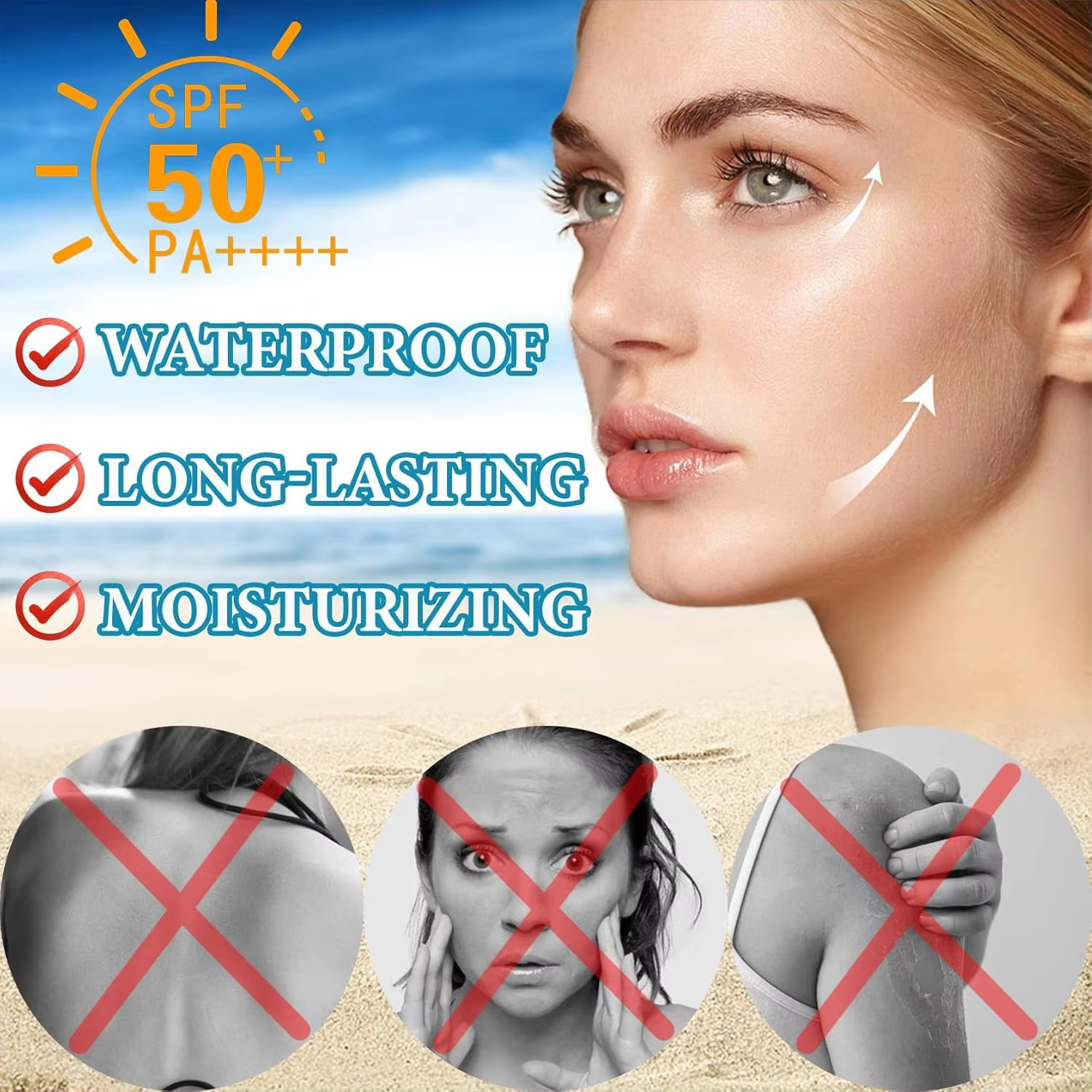 Crème solaire coréenne en stick SPF 50+