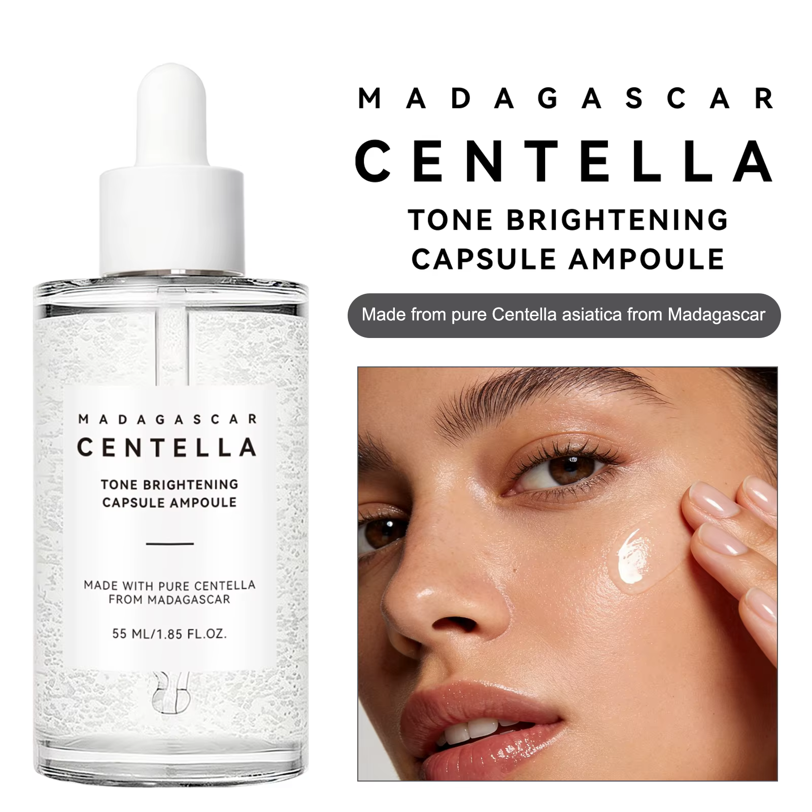 Ampoule éclaircissante Skin Tone Perfector 55ml - Sérum à la Centella et à la Niacinamide