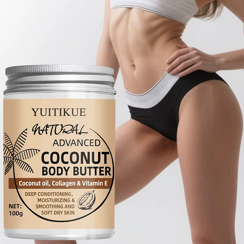 100g Crème Corps Noix de Coco - Convient pour tout le monde