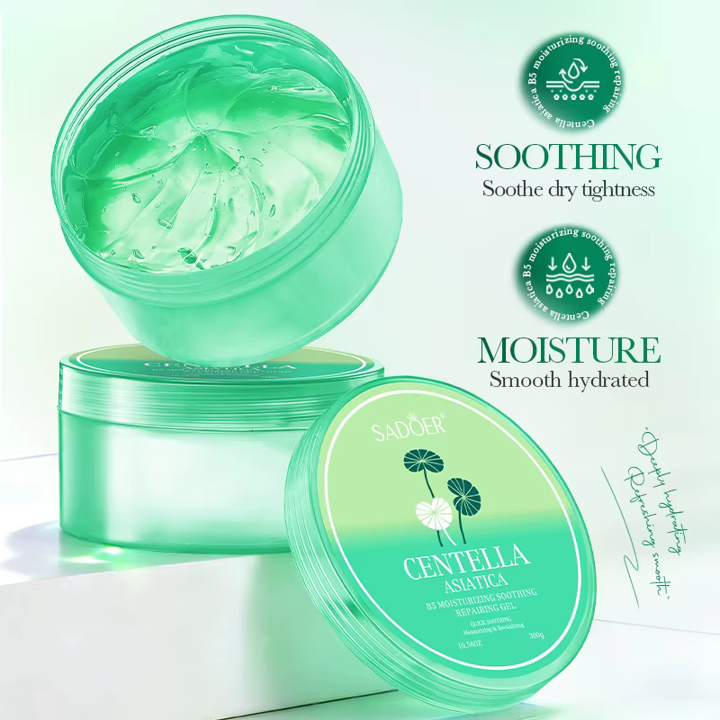 Crème gel hydratante pour le visage SADOER à la Centella asiatica