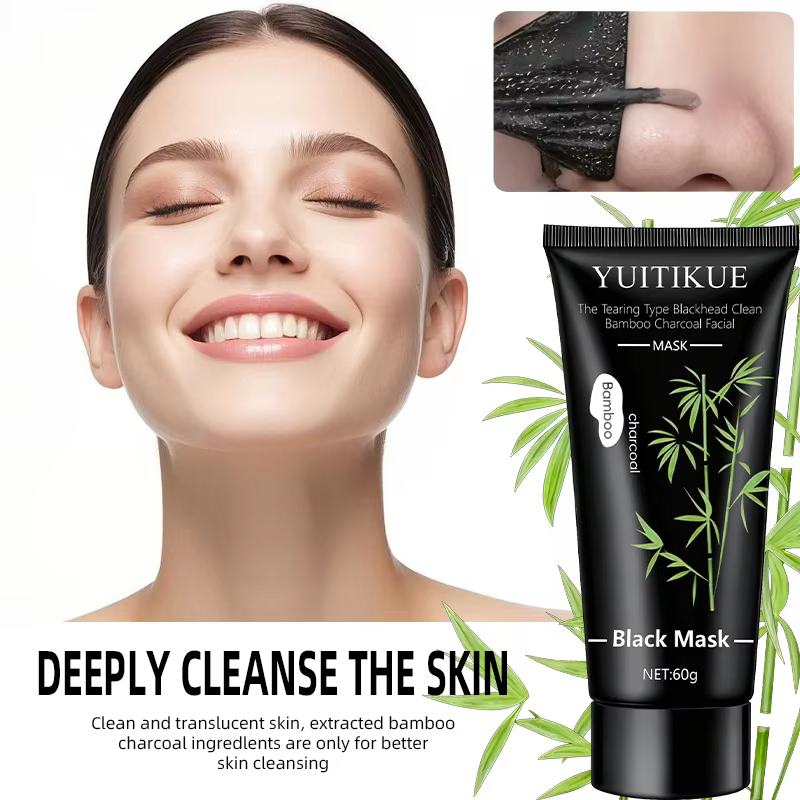 Masque nettoyant au charbon de bambou pour points noirs