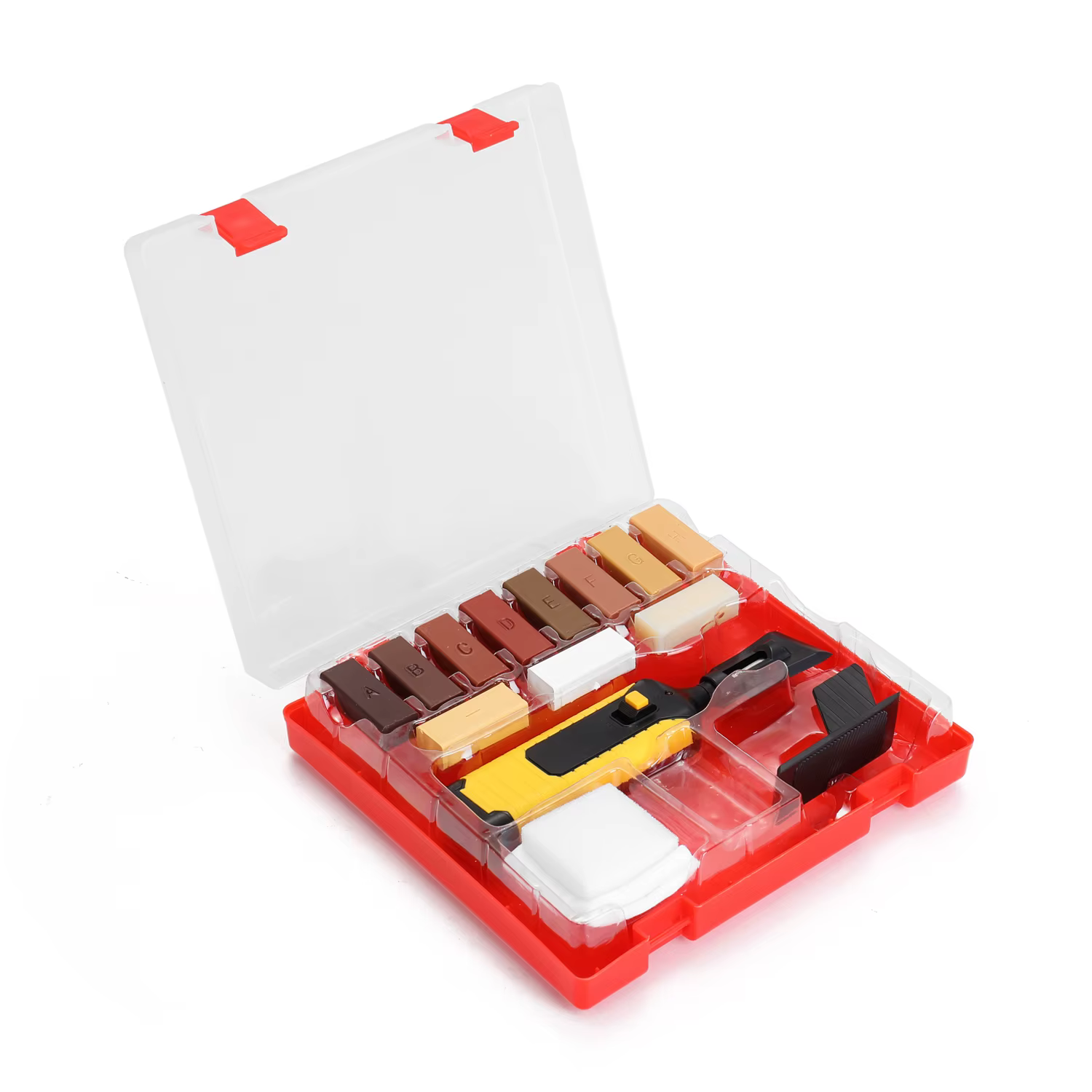 Kit de réparation de stratifié, système de cire, plan de travail au sol, boîtier robuste, puces, rayures, ensemble d'outils de réparation