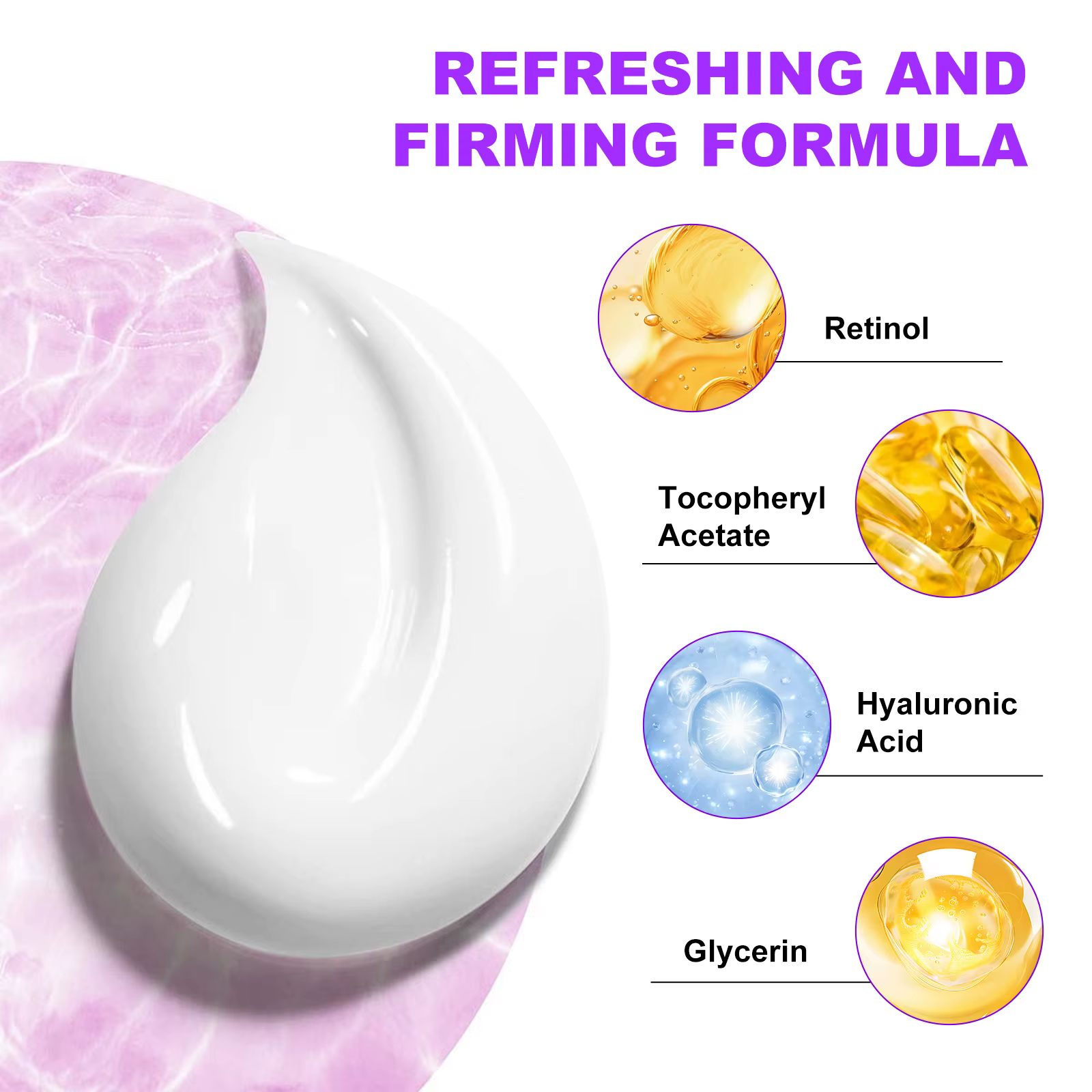 Crème raffermissante au rétinol pour le visage et le cou