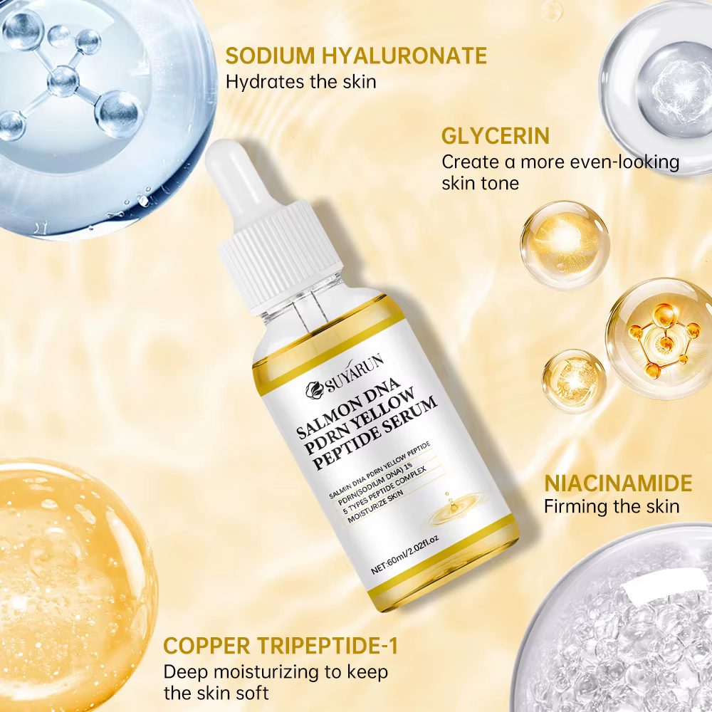 SUYARUN Salmon DNA PDRN + Sérum Complexe Peptide Jaune - Solution Anti-Âge