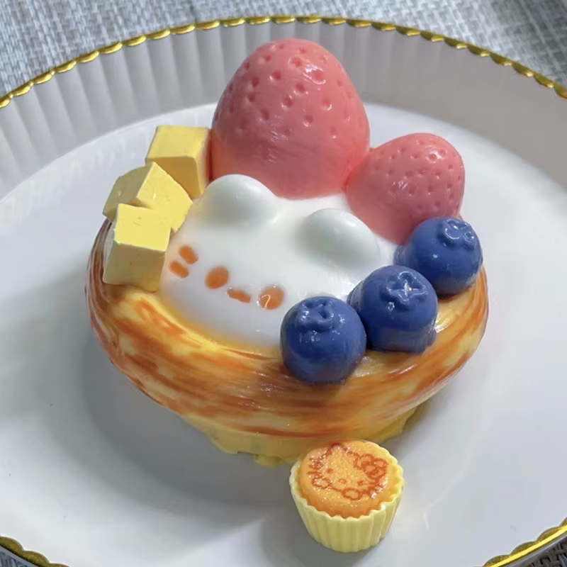 Jouet sensoriel anti-stress 2026 en forme de barre de crème fraise pour enfants et adultes, pour la relaxation et la réduction de l'anxiété