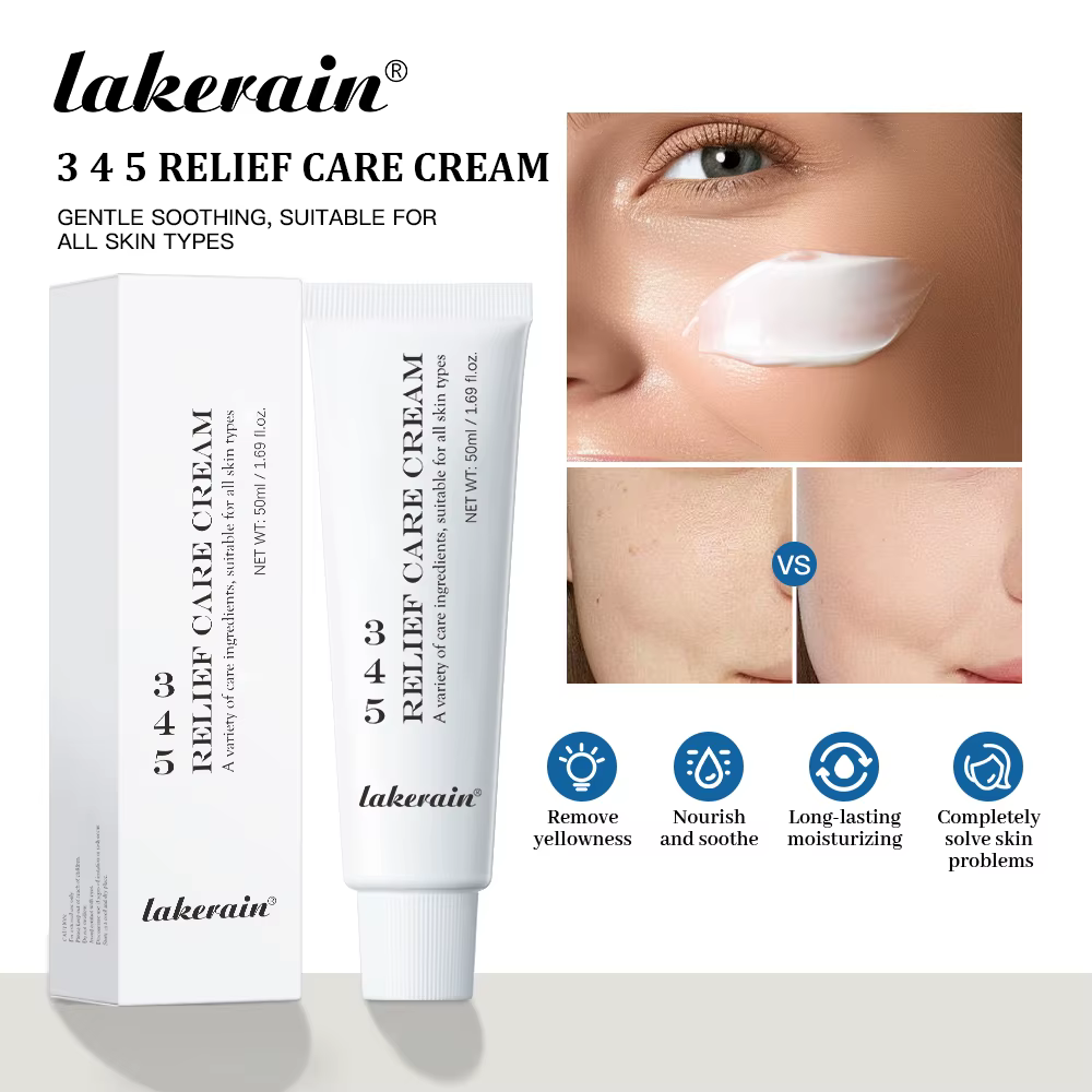 3 4 5 crème de soulagement adresse imperfections nourrir la peau et fournir soin apaisant Lifting du visage beauté hydratant cosmétiques coréens