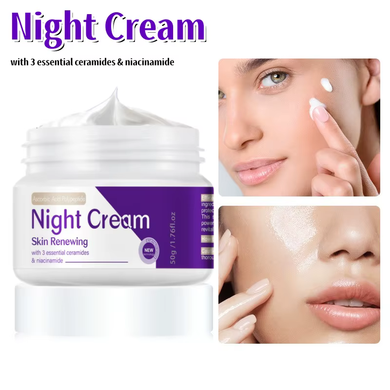 Crème hydratante raffermissante pour le visage à la niacinamide