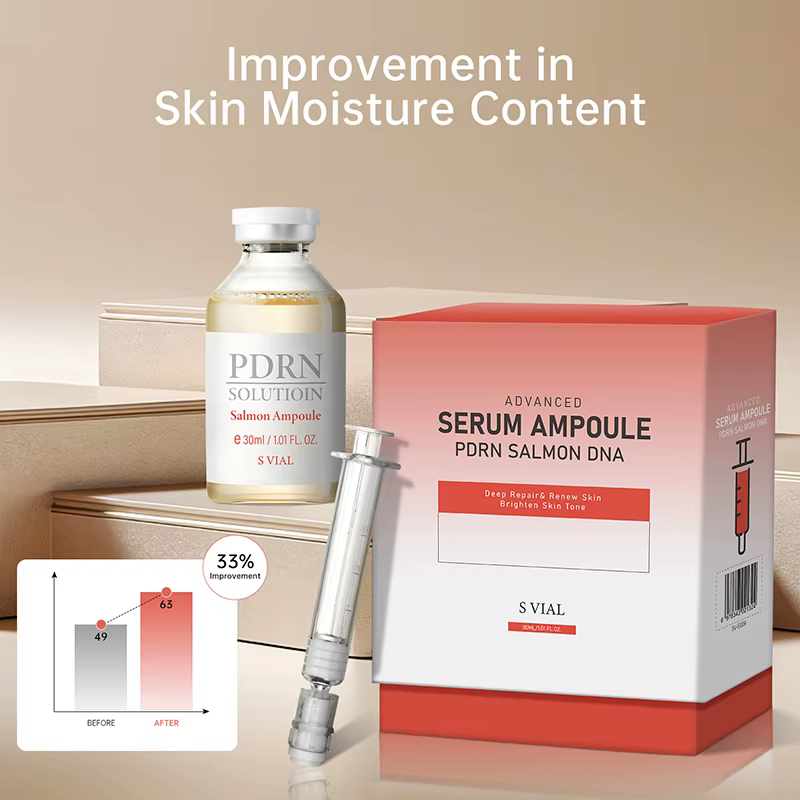 Ampoule Sérum ADN de Saumon PDRN Soin Avancé Réparation Profonde Renouvellement Éclat Tonifiant Renforcement de la Barrière Raffermissant Essence Visage Coréenne